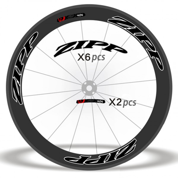 Bicycle Wheels Rim Decal Stickers for ZIPP White +White 303 404 454 808